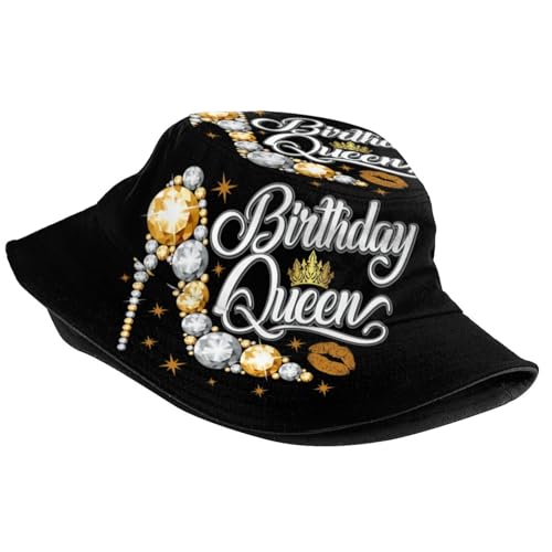 Image of It's My Birthday Bucket Hat for Women & Men, Funny Sun Hat - Packable Outdoor Fisherman Cap Gift for Party