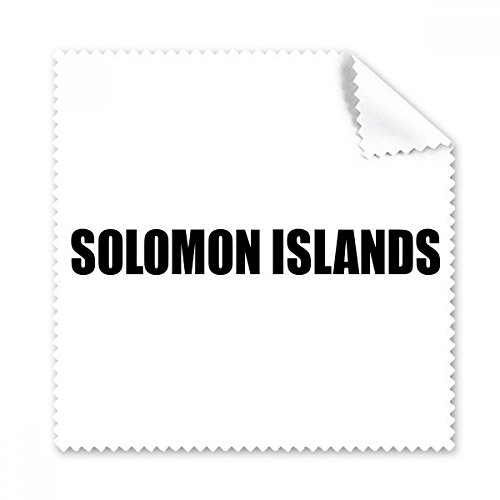 Cadeau tissu Îles Salomon nettoyage écran de smartphone et lunettes