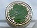 Real Four Leaf Clover Good Luck Pocket Token, Preserved, 1.25”, Including Metal Ornament (Magic Circle of The Sun)