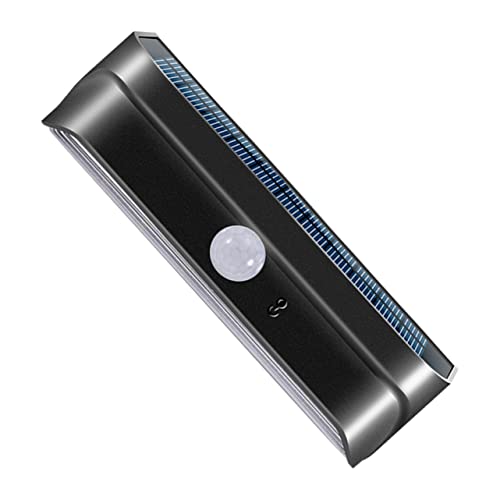 Didiseaon 1 Pieza Solar de Pared LED con Sensor de Movimiento Patios y Muros Exteriores Carga Solar Resistente al Agua Instalación