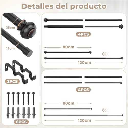Listado de Cortineros dobles - solo los mejores. 11 Imagen adicional
