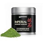 Heapwell Matcha Imperial Grade Ceremonial, Kyoto Uji - 30g Tin | Finest AAA Japanese Green Tea Powder | First Spring Shade-Grown Leaves | Perfect for Tea, Lattes, Smoothies | L-Theanine & Antioxidants