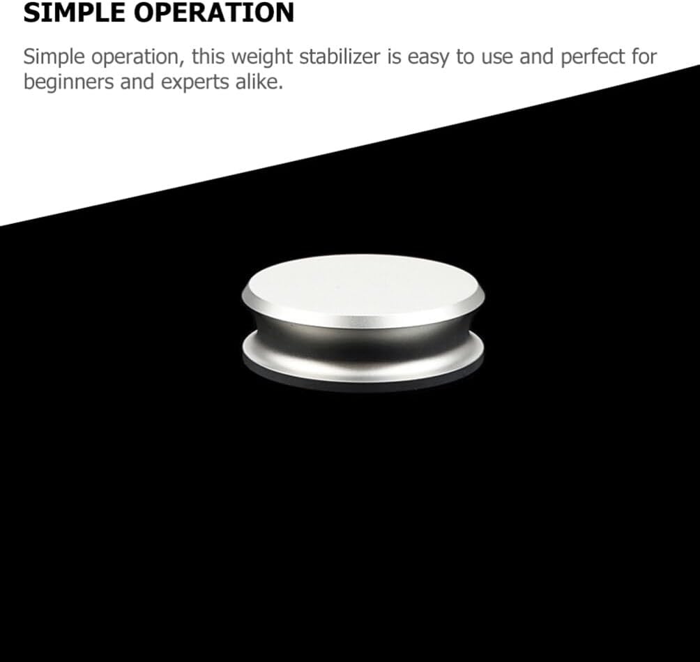 Uonlytech Balanced Disc Stabilizer Turntable Weight Clamp for Reduction Compact and Lightweight Design for Enhanced Audio
