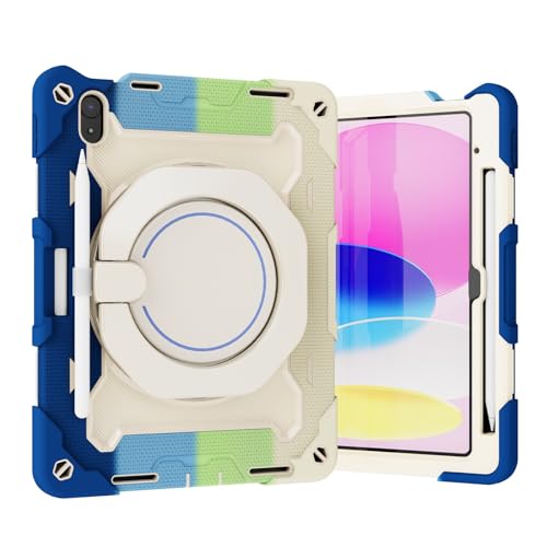 Étui pour enfants compatible avec iPad 11e génération A16 bleu - 7