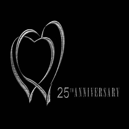Interrupteur à bascule 25e anniversaire cœurs 3dRose - 3