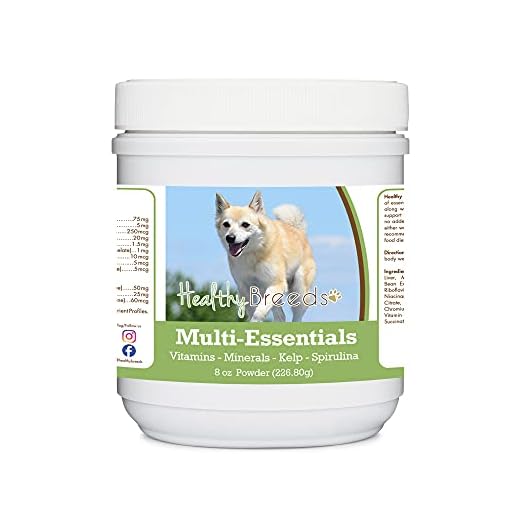 Healthy Breeds Norwegian Buhund Multi-Essentials Powder for Dogs - an Ideal Supplement of Vitamins, Minerals & Antioxidants for Your Dog - 8 oz