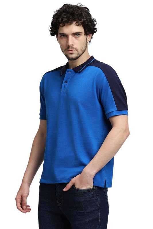 Image of Dennis Lingo Men's Cotton Solid Slim Fit T-Shirt