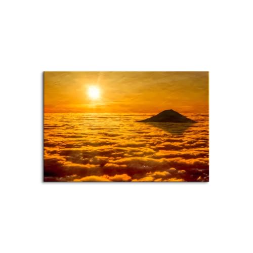 �P�� �Ď� �G�ʐ^ �����Ɖ����F�̉_�C�̕x�m�R �p�l���t�� �A�[�g�p�l�� �җ�j�� �G�� ���i ���i�� �G �C���e���A �k�� ������� ���� ���� �Ǌ|�� �ؘg�t���̊����i (50x70cm�i20x28in�j,A)