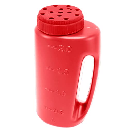 Esparcidor manual para jardín y césped, plástico ABS rojo miniatura 7