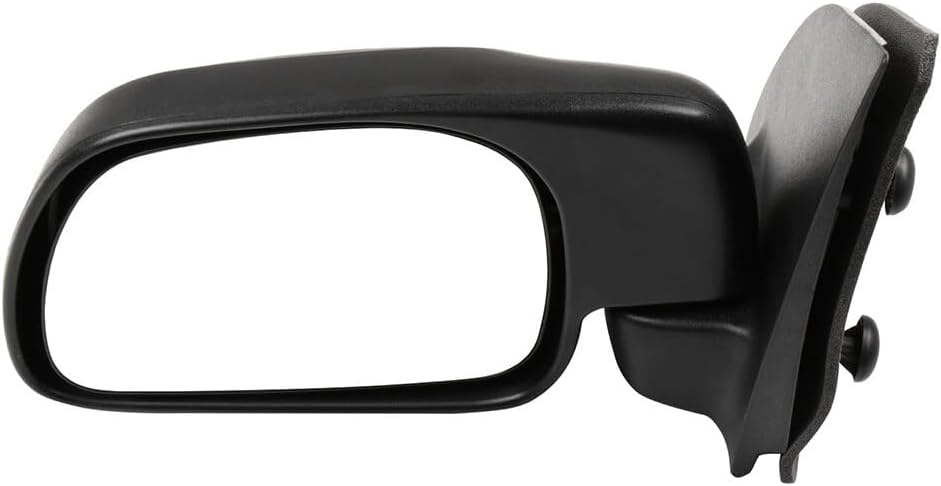 Driver Side Black View Mirrors Fit for 1999-2010 For Ford For F-250 For F-350 For F-450 Super Duty 1999-2007 For F-550 Super Duty Manual Adjustment Manual Folding Non-heated Exterior Mirrors