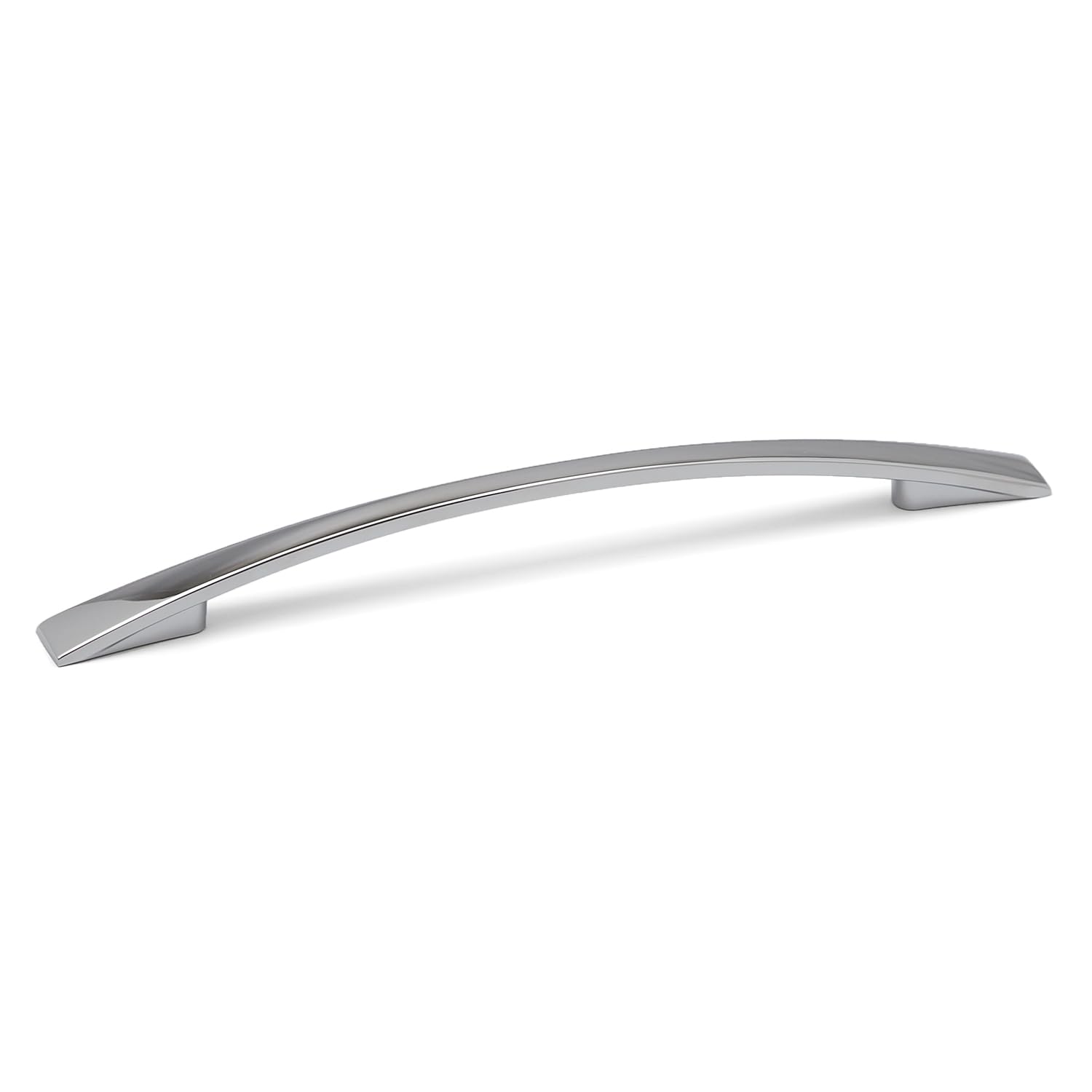 Handle & Home Silver/Light Polished Chrome Bow Handles - 160Mm Handle