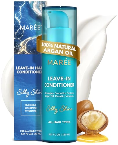 MAREE Leave-In Conditioner Hair Gloss for Dry Damaged Hair, Leave-In Conditioner for Curly Hair,...