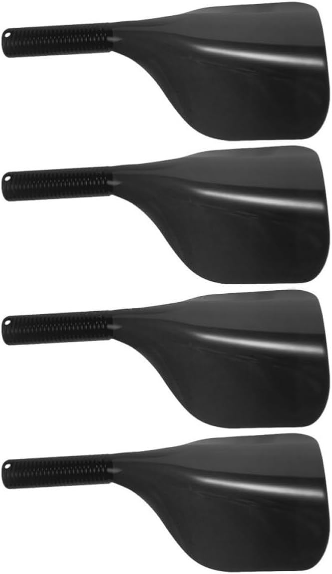 4pcs Barber Face Cover Plastic Hairdressing Face Shield for Salon Use | Wide Coverage with Handle, Black Minimalist Style, Lightweight Portable Design for Travel and Professional Settings