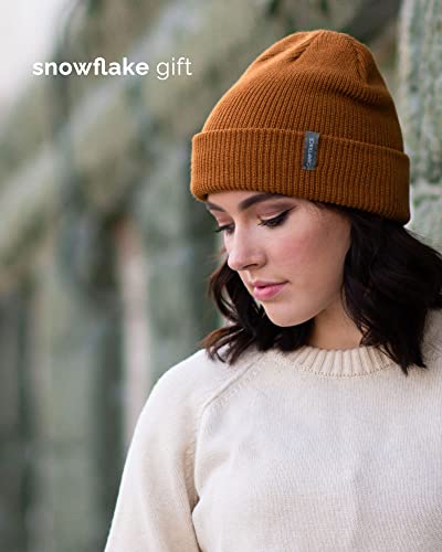 Beanie Hat For Women Men Winter Beanies Womens Beanie Hats Knit Cuffed Warm Ski Caps Brown #TOP2
