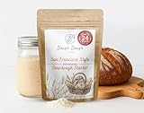 Fermento de masa madre deshidratado estilo San Francisco – Se activa en solo 24 horas – Hornea pan artesanal fresco rápidamente 15g