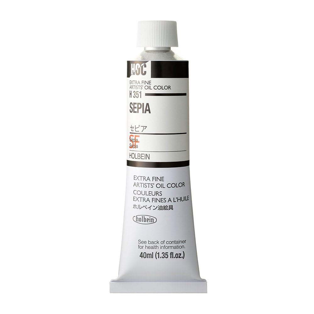 Amazon | ホルベイン 油絵具 H351 40ml セピア 00351 | 絵具 通販