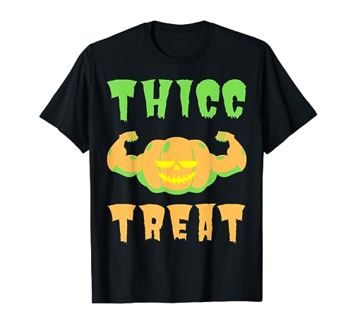Halloween Gains Kürbis Übung Fitness Pumpe King Treat T-Shirt