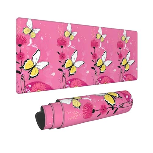Tapis de souris de jeu papillon pour embellir le bureau à la maison