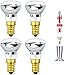 Bonlux 4x R39 E14 Lampadine a Riflettore Faretti Lampada Lava Dimmerabile 25W Edison Base a Vite SES Lampadine a Bianco Caldo 2400-2600K Angolo a Fascio Largo 360 Gradi 230V