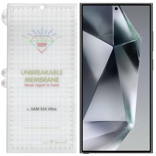 Image of TechTrendz Unbreakable Hydrogel Membrane TPU Clear Front Screen Protector Guard Compatible with Samsung Galaxy S24 Ultra 5G (It is not Tempered Glass)