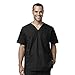 Carhartt Mens Ripstop Multi-Pocket Top Medical Scrubs Shirt, Black, Large US