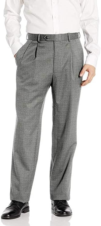 Palm Beach Men's Palm Beach Wool Performance-Pleated Pants