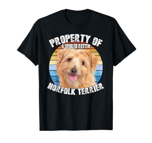 Norfolk Terrier Retro Property Of T-Shirt