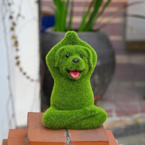 Statue détaillée en résine de chien rigide résistante aux UV - 7