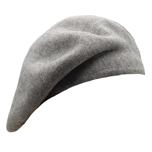 Wheebo French Beret Hat, Reversible Solid Color Beret Cap for Womens Girls Lady Adults