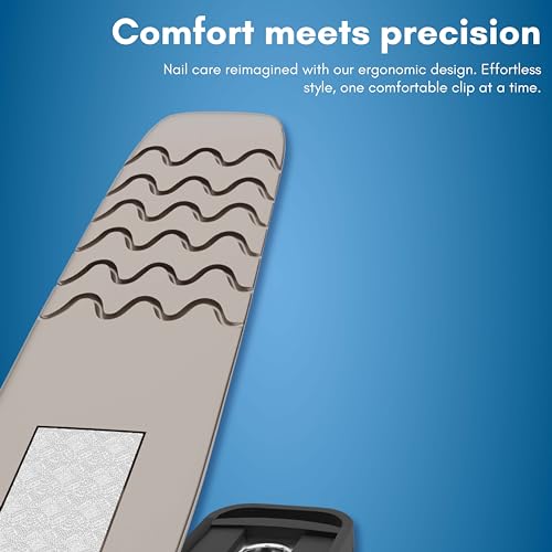 Beauté Secrets 2 Pieces Nail Cutter Set with Catcher, No Splash Fingernail Toenail Clippers Nail Cutter Set, Black Stainless Steel, Good Gift for Women and Men (BS-MT-25A) - Image 6