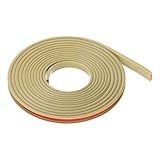 QUARKZMAN U-Form Kantenband 9/25 x 16.4ft (9mm x 5000mm) Selbstklebendes TPE Flexibles Furnierkantenband Kantenschutz für Möbel, Schränke, Tische, Reparatur, Beige