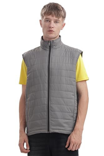Image of Men's Sleeveless jacket solid | Regular Fit Jacket | stylish trending winter wear | Sleeveless Sports Gym Zipper Jacket