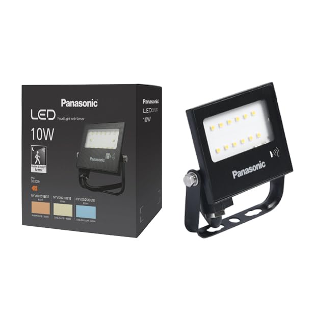 PANASONIC LED PROJEKTÖR SENSORLÜ, BEYAZ IŞIK 10W 900LM 6500K