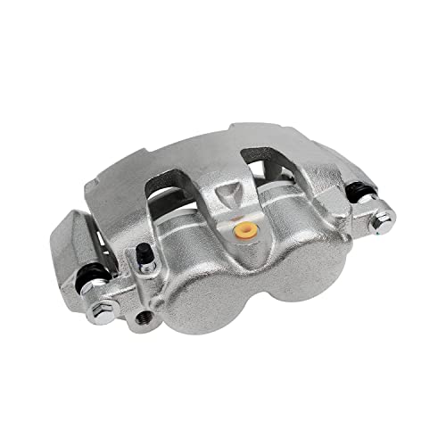 Image of Detroit Axle - Front Brake Caliper Brake Pads for 09-10 Dodge Dakota Ram 1500, 11-18 Ram 1500, 11 Ram Dakota, 19-23 Ram 1500 Classic, Right Disc Brake Caliper Ceramic Brake Pads Replacement