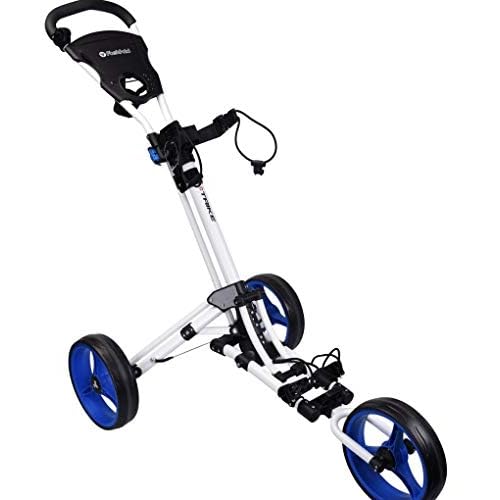 Fastfold Trike Golftrolley Weiss/blau