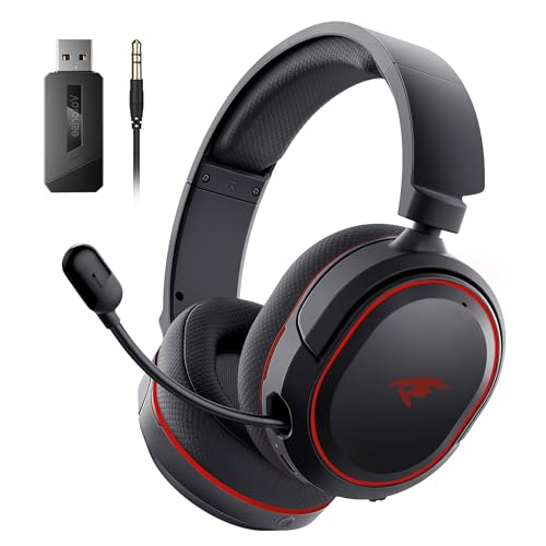 Valorise Wireless Gaming Headset, 7.1 Surround Sound, 2.4Ghz USB Gaming Headphones Bluetooth 5.4, 100-Hr Noise Canceling Mic, Wireless Headset for PC PS5 PS4 Mac Switch, ONLY Wired Mode Suit for Xbox