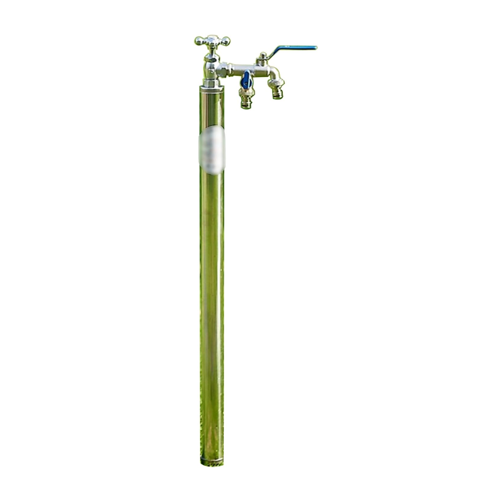 Grifo de Agua Exterior, hidrante de jardín, Grifo de Suelo Decorativo, Fuente de Columna de Agua Estilo hidrante contra Incendios, 120 x 4,2 cm (47 x 1,6 Pulgadas) - Ideal para PAI