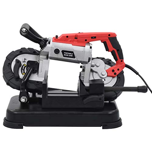 Festnight Bandsäge mit Ständer und Transportkoffer Elektrisch Metallbandsäge Eisensäge Metallsäge Kappsäge Tischsäge Säge Stahl – Bild 8