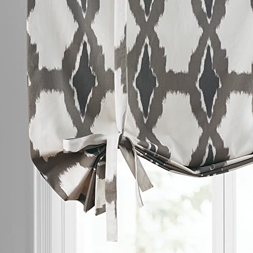 Image of HPD Half Price Drapes Room Darkening Tie Up Curtains 46 X 63 Inch Sorong Printed Cotton Window Roll Up Balloon Curtain for Living Room, Kitchen PRTW-TUD22-63 (1 Panel), Sorong