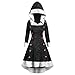 Produktbild Damen Weihnachtskleider, Rovinci Frauen Hoodie Kleider Kapuzenpullover Weihnachten Santa Claus Kostüm Kleid Strickkleid Langarm Cocktailkleid Festlich Partykleid Abendkleid Karneval Kostüme Cosplay