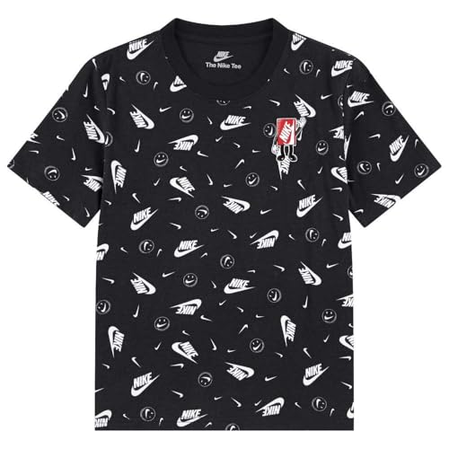 Tee Shirt Bébé Fille Nike Nkb AOP Boxyb en coton doux imprimé