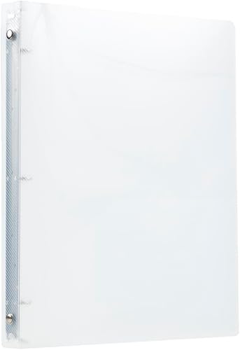 Miniatura 2 de JAM PAPER Carpeta de plástico de 0.5 pulgadas, carpeta transparente de 3 anillas, se vende individualmente