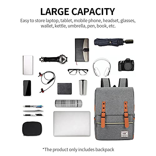Domary Mochila para computador de grande capacidade Bolsa de negócios da moda Conjunto de bolsa de v