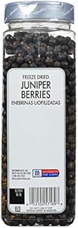 McCormick Culinary Freeze Dried Juniper Berries, 11 oz - One 11 Ounce Container of Dried Juniper Berries for Cooking and Baking, Perfect in Soups, Cocktails, Cakes, Teas and More