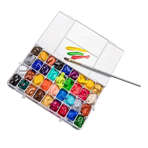 VILLCASE Oil Painting Kit Accessory Airtight Moisturizing Watercolor Palette Box
