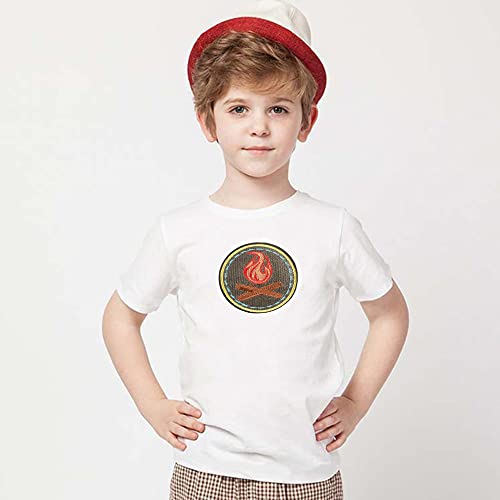 9PCS Outdoor Round Camper Iron on Patches Personalized Travel Camping Bear Get Lost in Nature Mountain Embroidered Applique for DIY Jeans,Jacket,Clothes,Bag