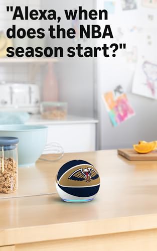 Image of Amazon Echo Dot (newest model) | Officially Licensed NBA Limited-Edition | New Orleans Pelicans