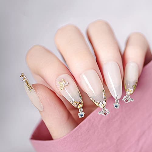Set de 24 accesorios colgantes para arte de uñas con herramienta miniatura 6