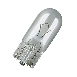 OSRAM ORIGINAL W5W halogen, position and number plate light, 2825-02B, 12V, double blister (Pack of 2) – white/clear