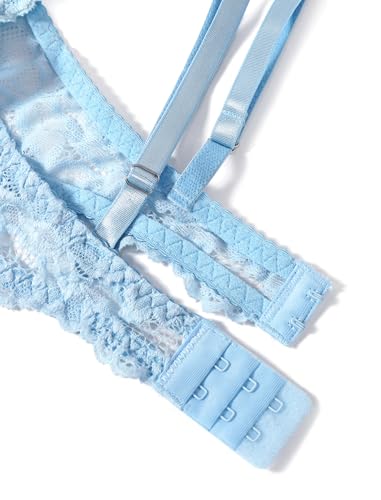 Image of Avidlove Sexy Lingerie Set for Women Lace Bra and Panty Sets Underwire Push Up Lace Lingerie Set XS-XXL